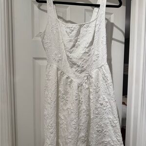 SHEIN White Textured Mini Dress